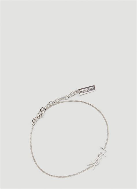 ysl women bracelet|saint laurent silver bracelet.